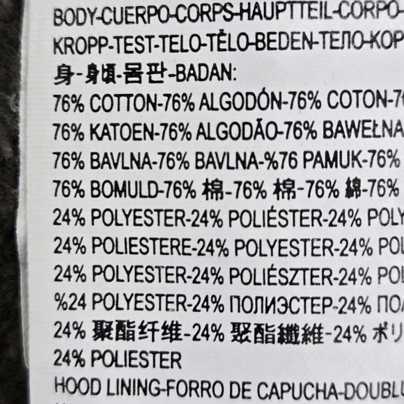 Vans Women Hoodie M Green Fleece Logo Activewear Long Sleeve - Picture 7 of 10